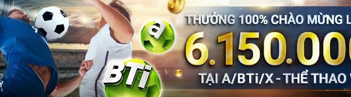 THƯỞNG 100% CHÀO MỪNG LÊN TỚI 6,150,000 VND TẠI THỂ THAO W88